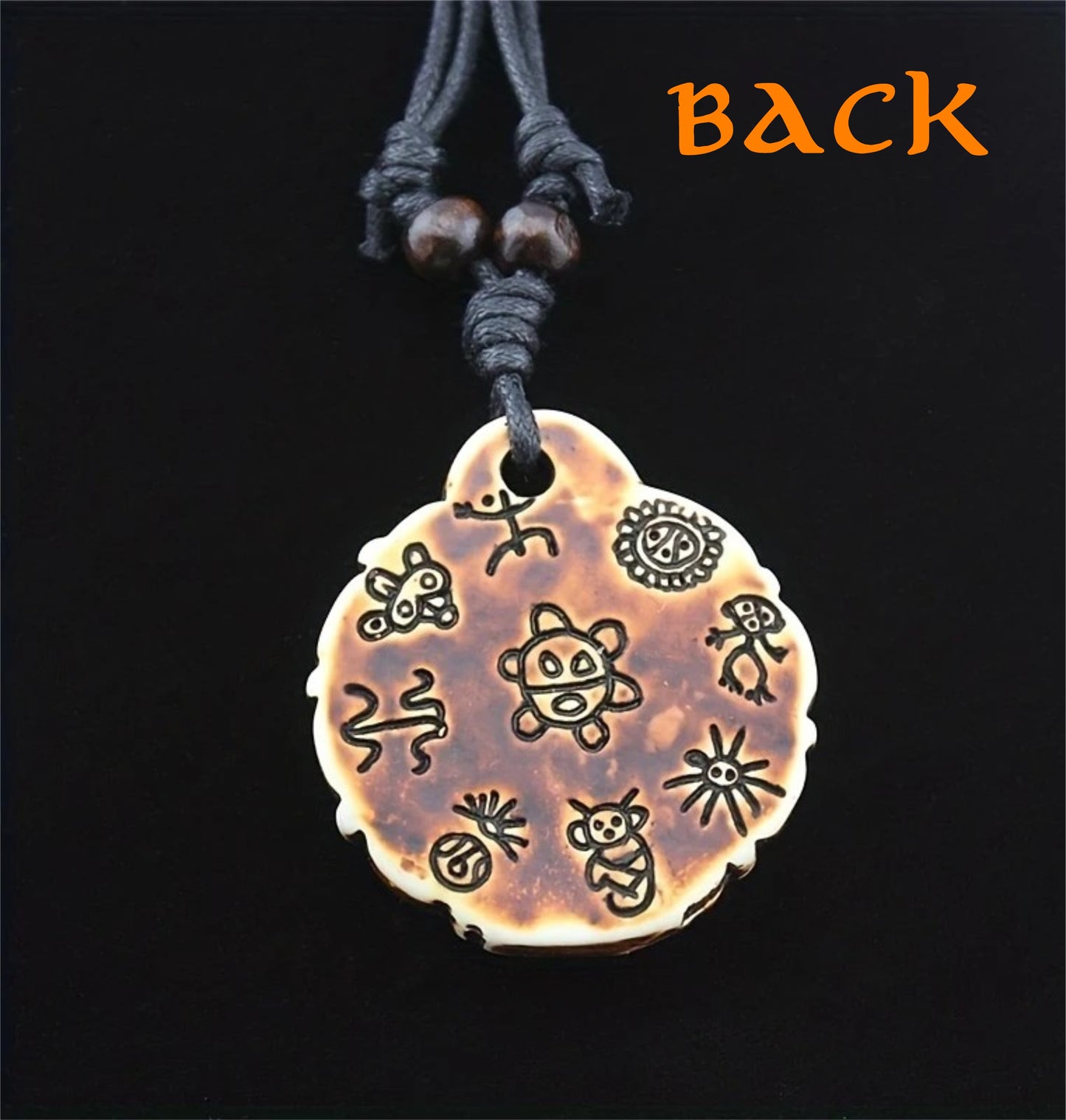 Tribal Sun Pendant Necklace