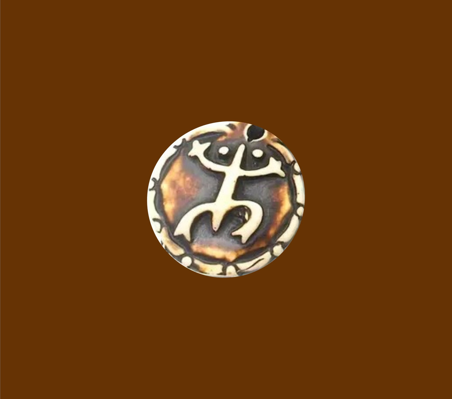 Tribal Sun Pendant Necklace