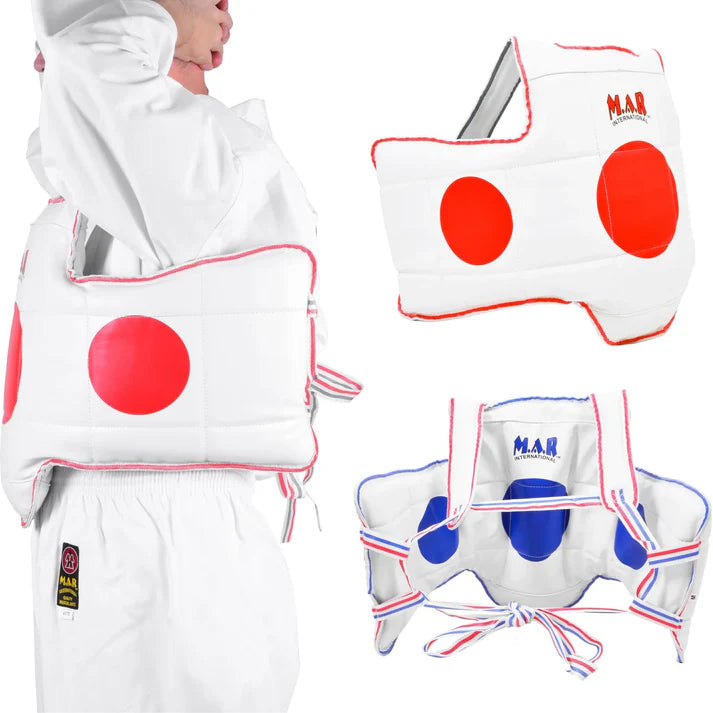 Reversible Chest Guard with Scoring Zones