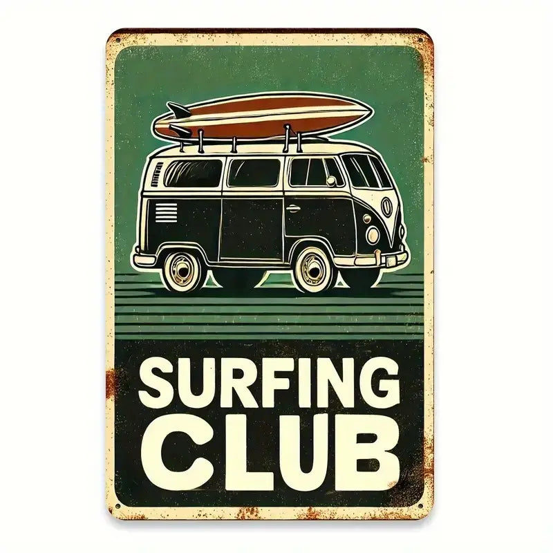 Cool Surf Camper van Sign