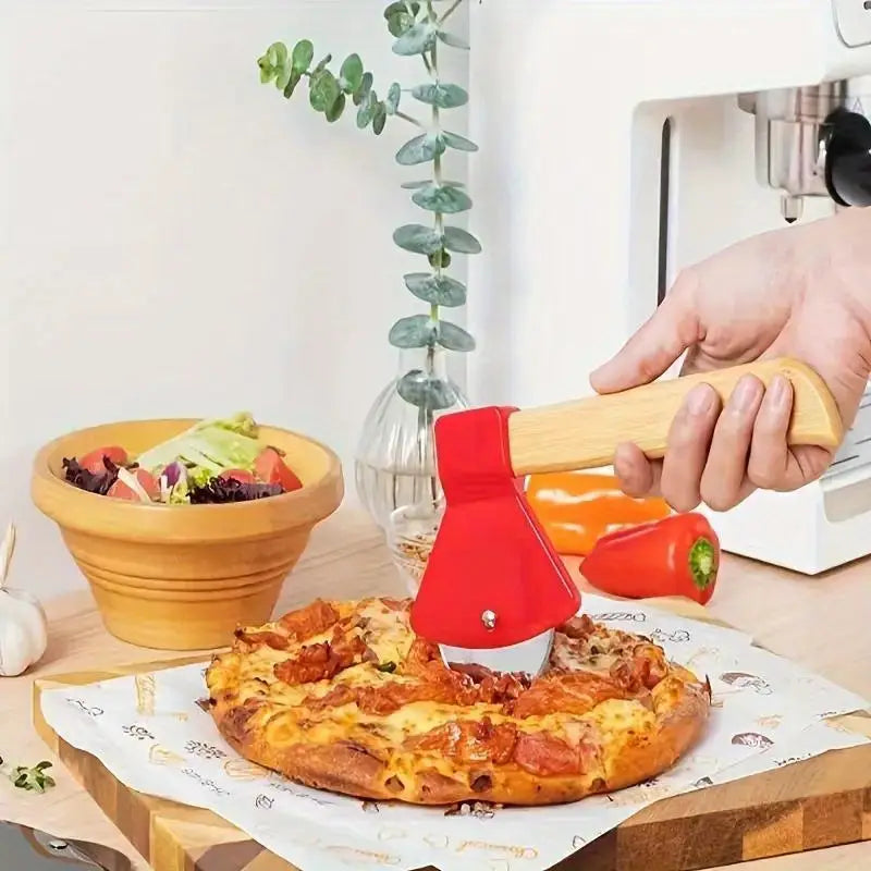 Axe-Shaped Pizza Cutter (BLACK)