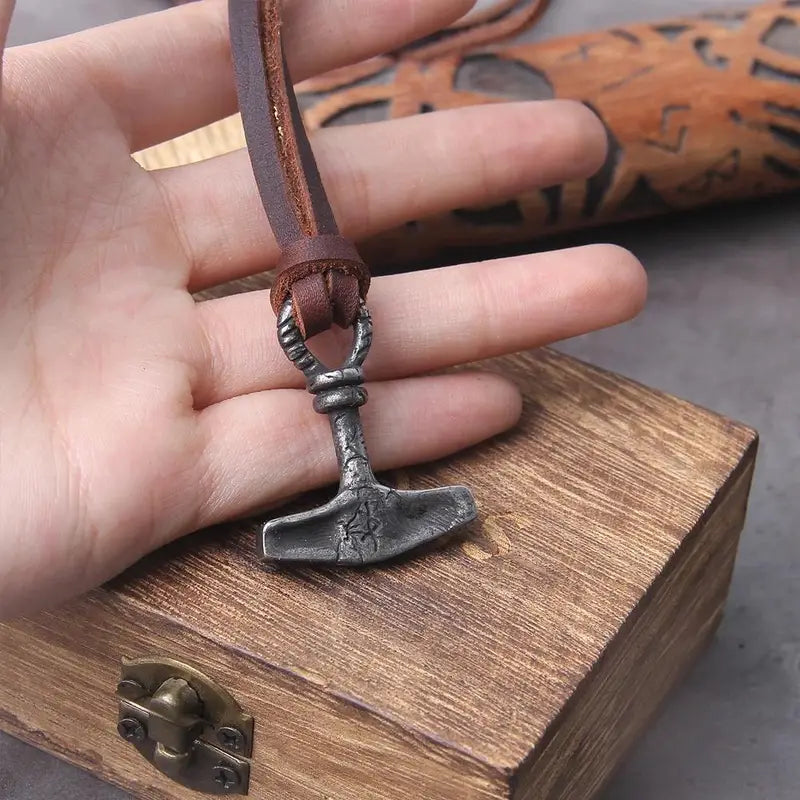 Men's Thor's Hammer Viking Necklace