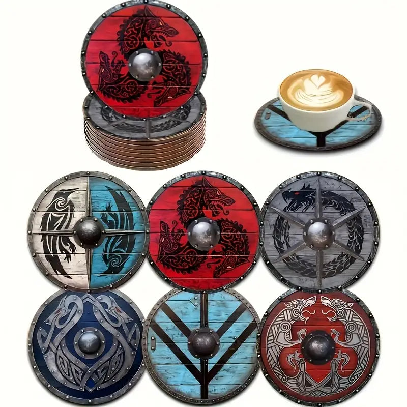 Viking Shield Coasters