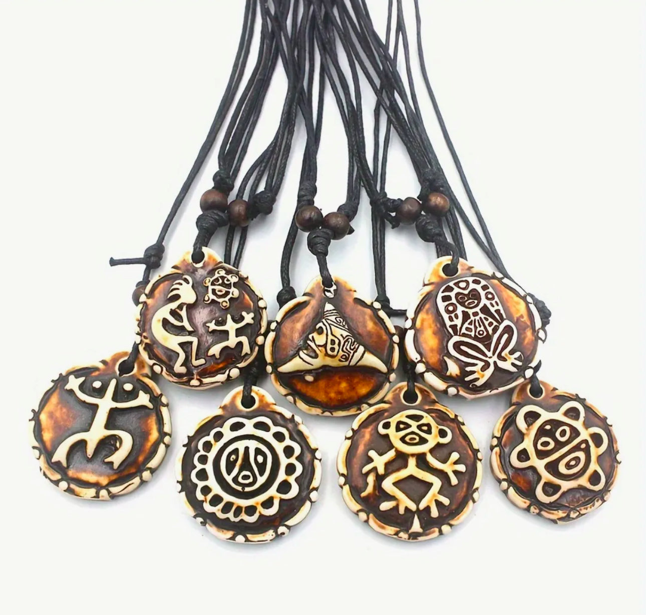 Tribal Sun Pendant Necklace