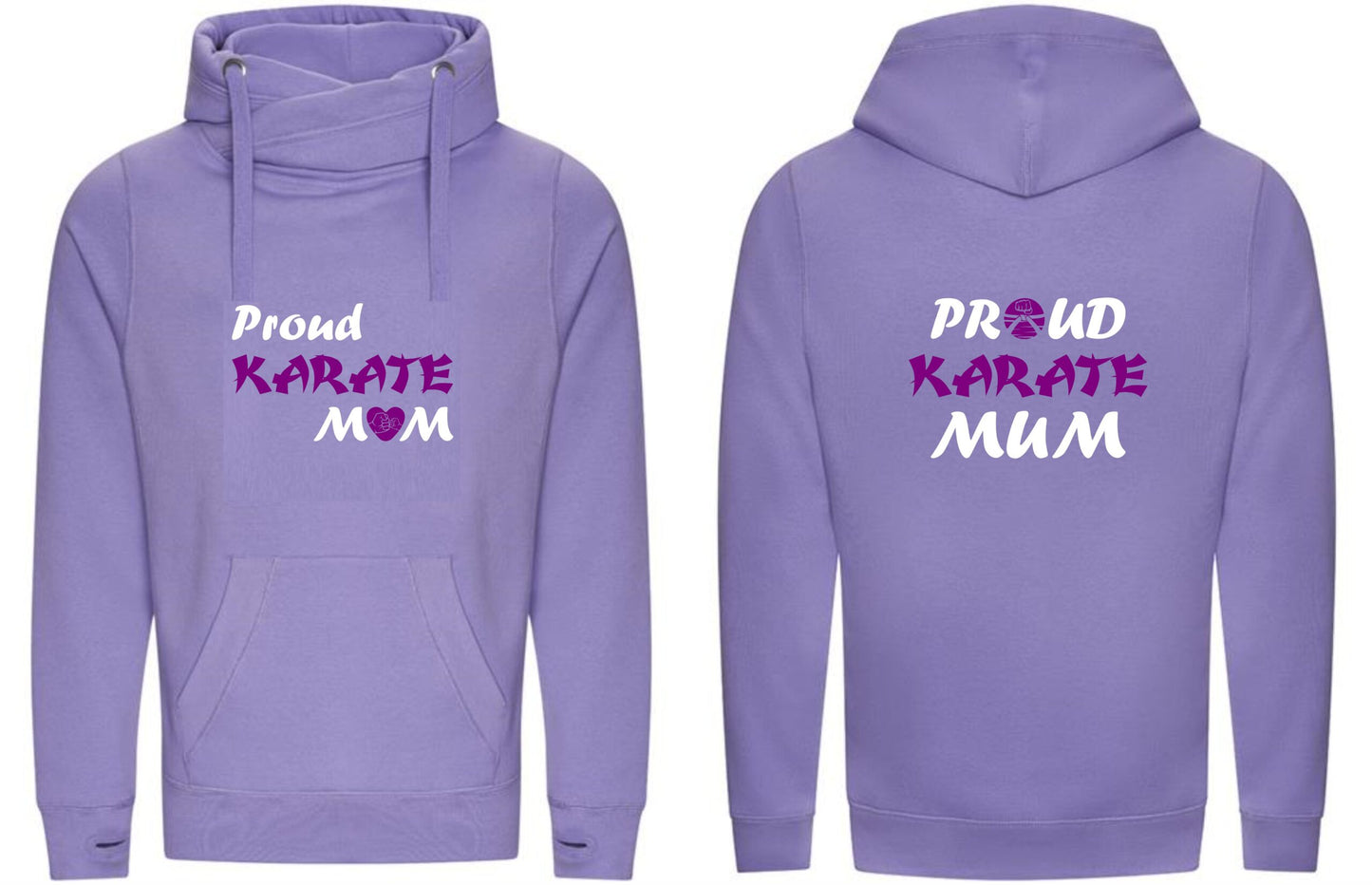 Proud Karate Mum Hoodie