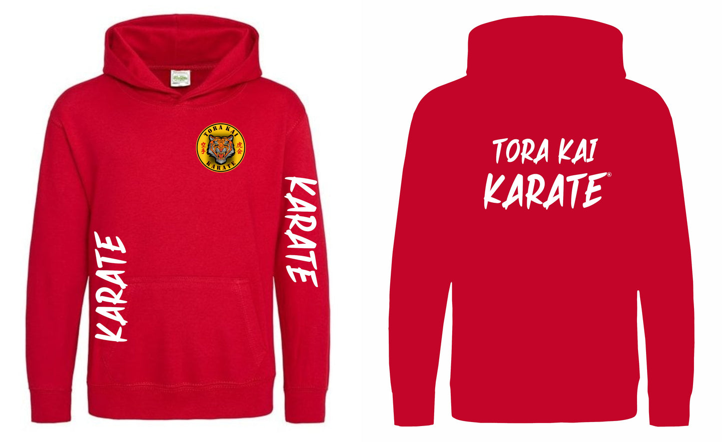 Red Tora Kai Hoodie