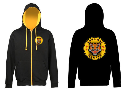 Tora Kai Contrast Zip Hoodie Adults