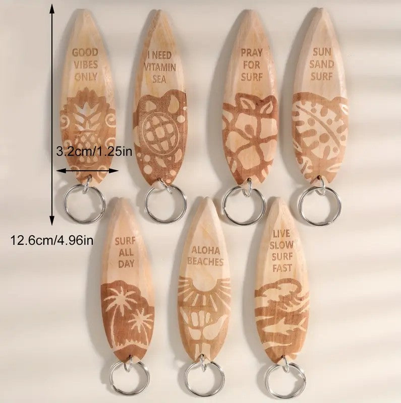 Surfboard Key Ring