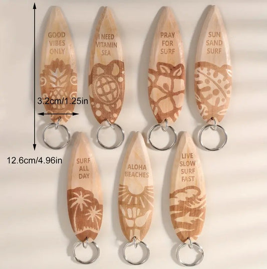 Surfboard Key Ring