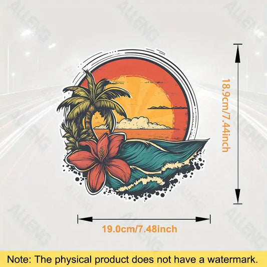 Hawaiian Sunset Decal