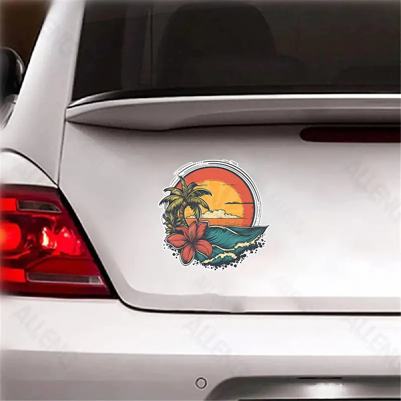 Hawaiian Sunset Decal