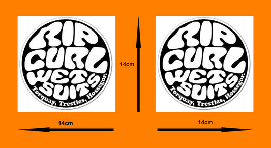 RIP CURL WETSUITS Sticker Decals